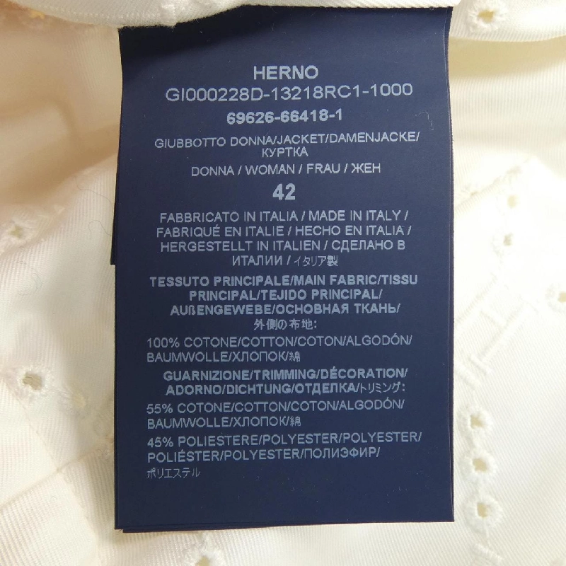 Herno GI000228D Jacket - Hàng hiệu Authentic 819630