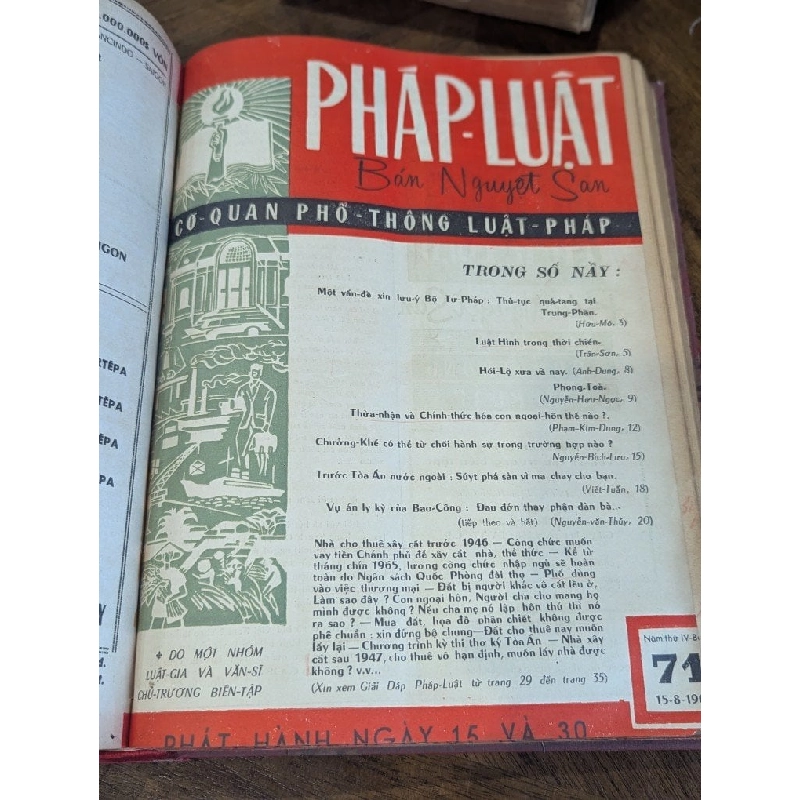 Tạp chí pháp luật ( bán nguyệt san ) - nhiều tác giả 1006760
