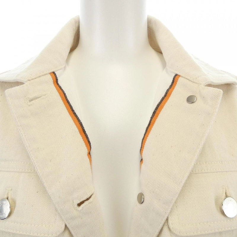 【Mã giảm giá】Áo khoác denim HERMES 642104