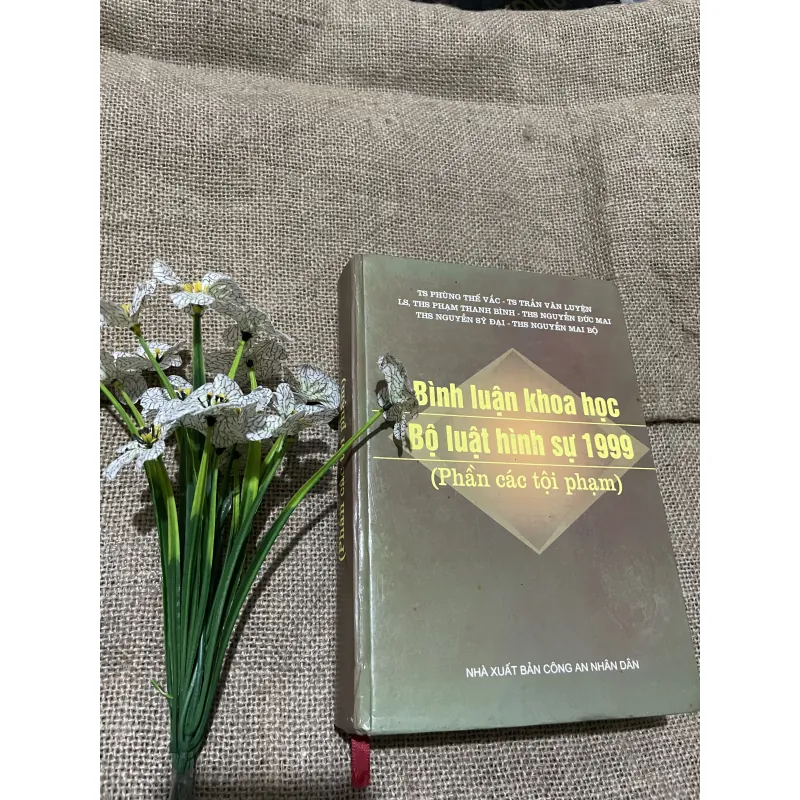 Bình luận khoa học Bộ luật hình sự 1999 (Phần các tội phạm, 800 trang  797705