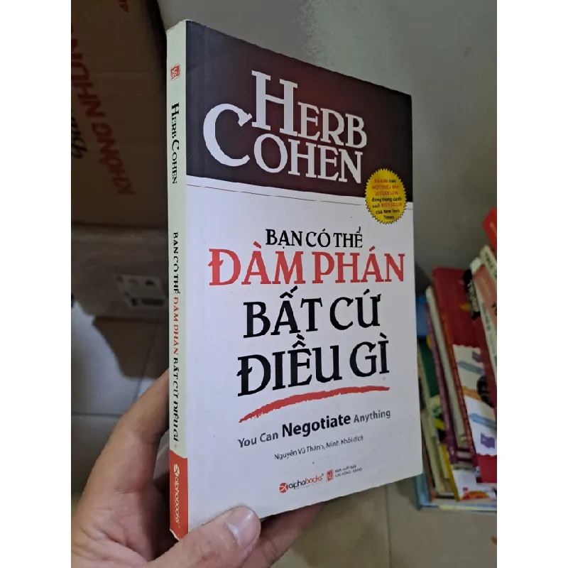 [Sách Cũ SCGR] Bạn có thể đàm phán bất cứ điều gì mới 90% 2016 HCM2308 KỸ NĂNG 685973