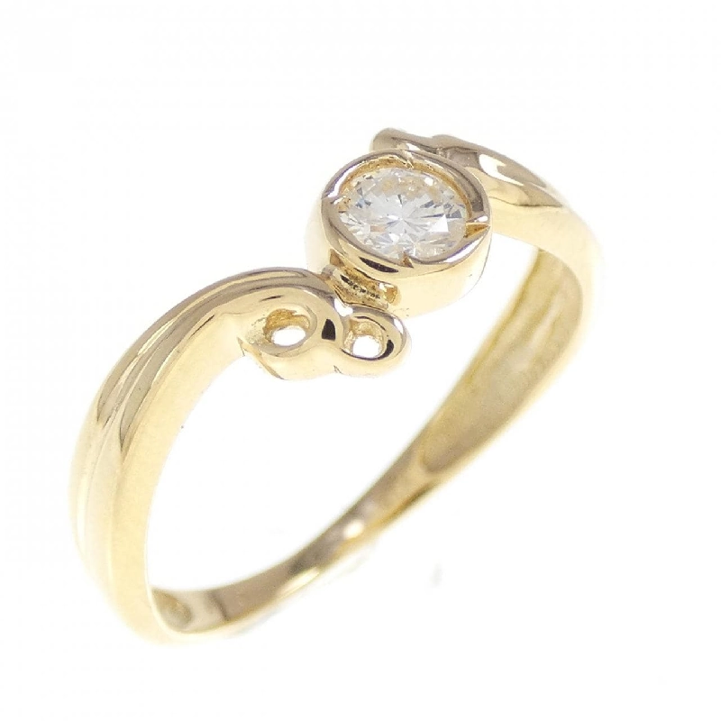 Nhẫn kim cương K18YG 0.14CT 668930