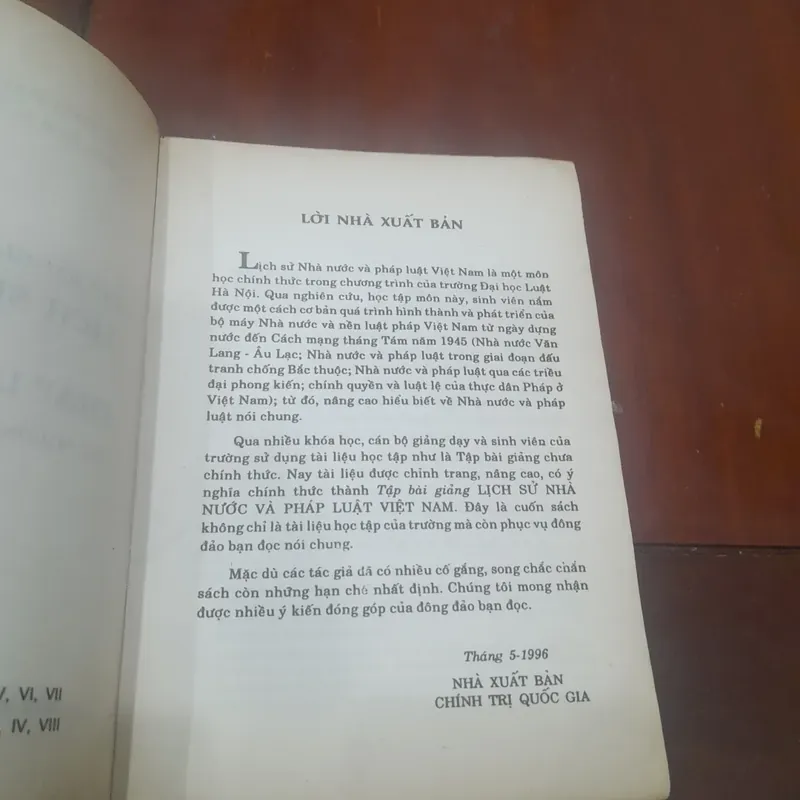 Tập bài giảng LỊCH SỬ NHÀ NƯỚC VÀ PHÁP LUẬT VIỆT NAM (từ nguồn gốc đến thế kỷ XX) 705341
