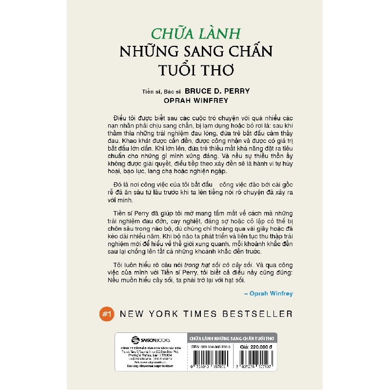 Chữa Lành Những Sang Chấn Tuổi Thơ - BS. TS. Bruce D. Perry, Oprah Winfrey 191652