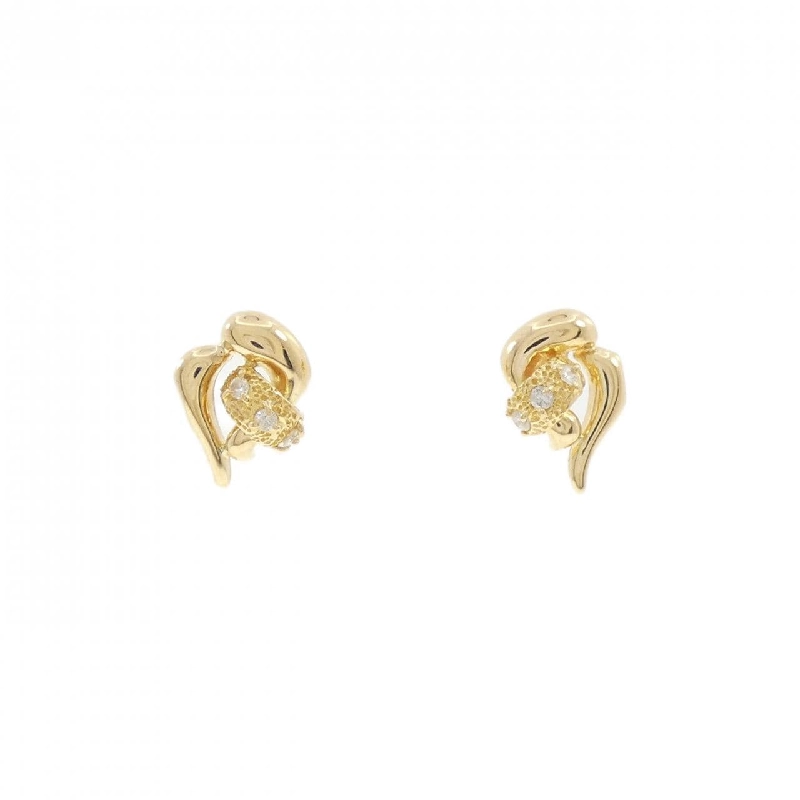 K18YG Bông tai kim cương - Hàng hiệu Chính hãng 869431