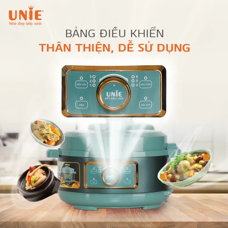 UNIE UN-630 – Nồi áp suất điện nhỏ gọn, tiện lợi mỗi ngày 781991