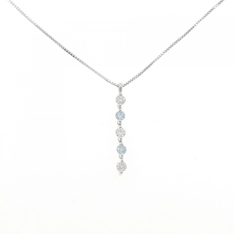 K18WG Dây chuyền kim cương 0.53CT - Hàng hiệu Chính hãng 860260