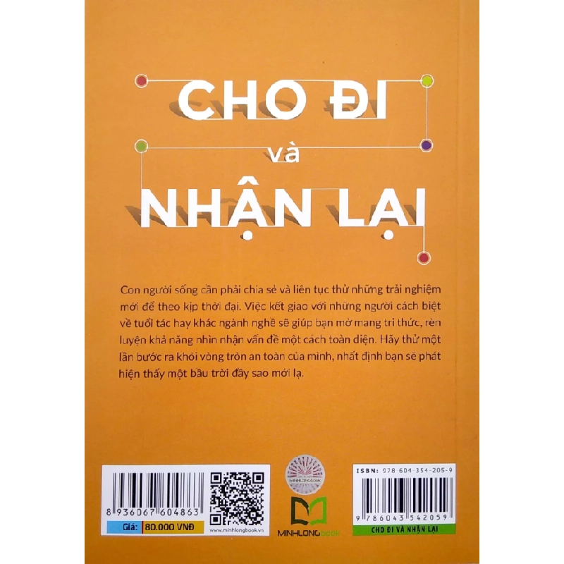 Cho Đi Và Nhận Lại - Nghệ Thuật Xây Dựng Mối Quan Hệ Công Sở - Instant Research Institute 286431