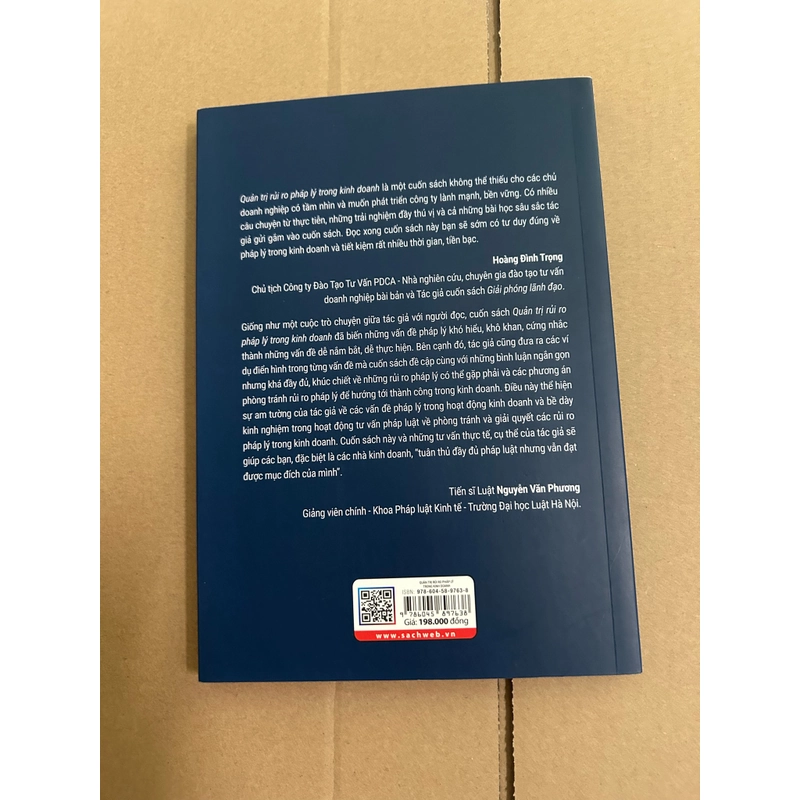 Quản trị rủi ro pháp lý trong kinh doanh 508600