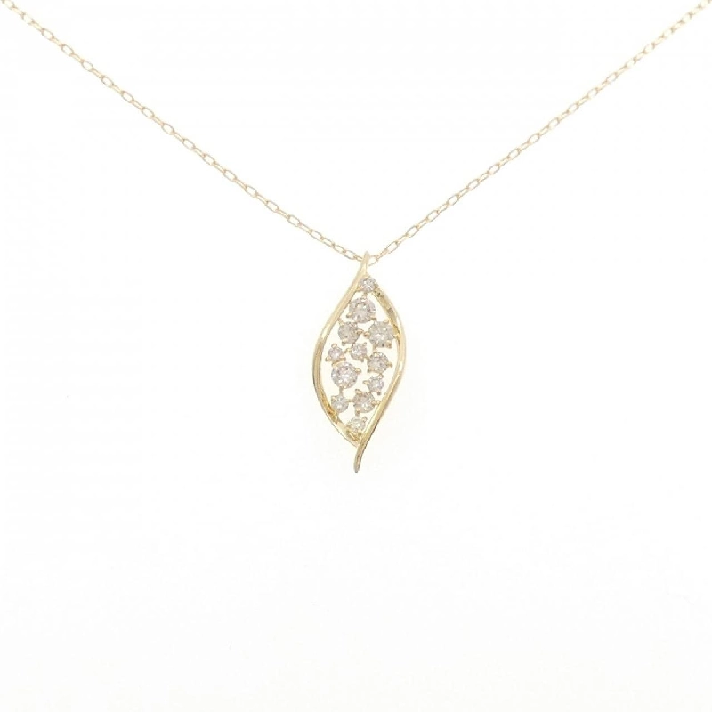 K18YG Dây chuyền kim cương 0.40CT - Hàng hiệu Authentic 859510