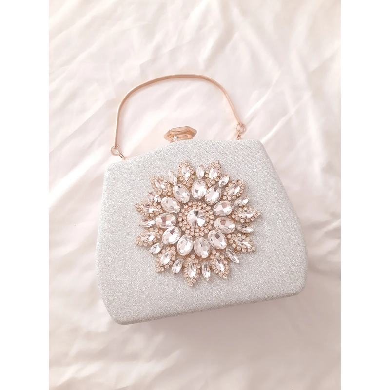 Túi xách clutch bag đính đá 377413