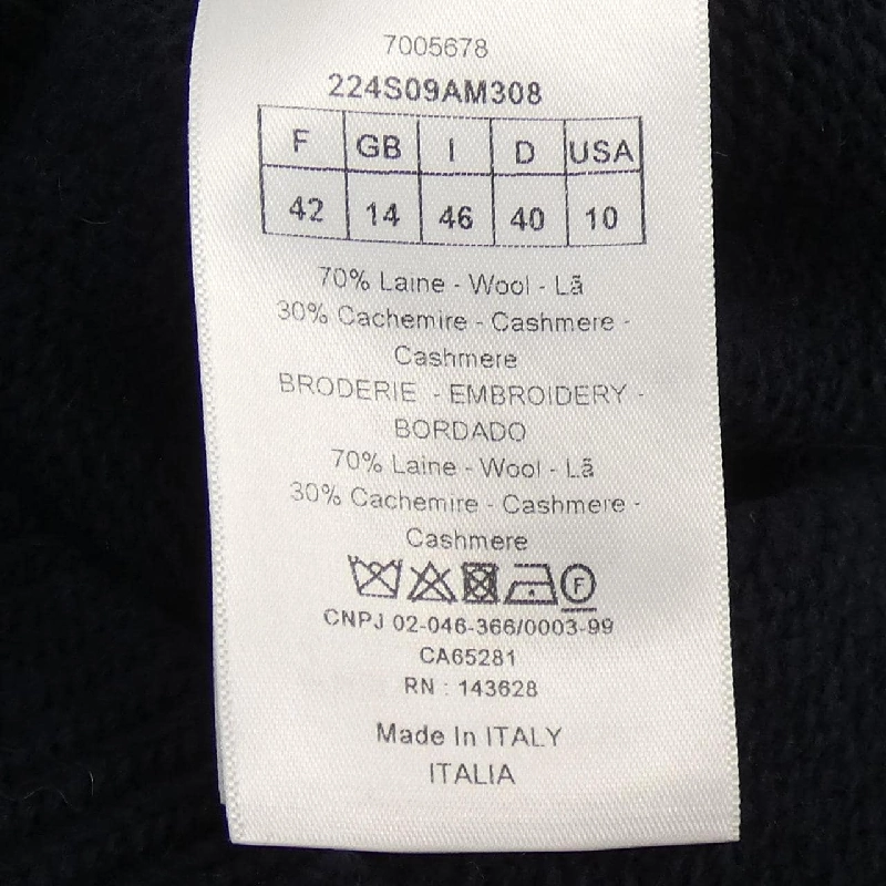 【Mã giảm giá】Christian Dior CHRISTIAN DIOR Áo len 642274