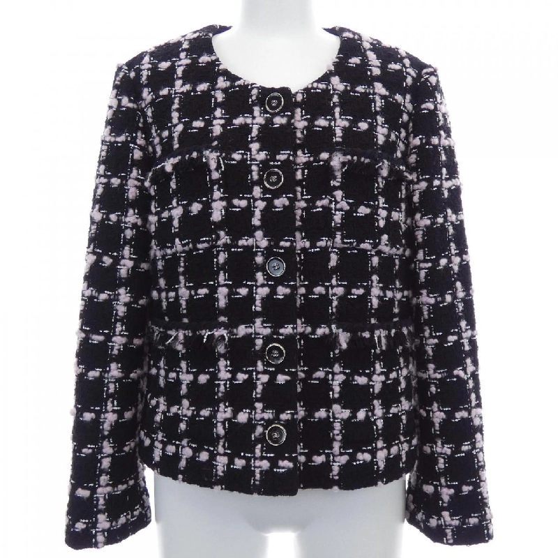 Áo khoác không cổ CHANEL LOOK12 P80405V72615 25B - Hàng hiệu Authentic 814994