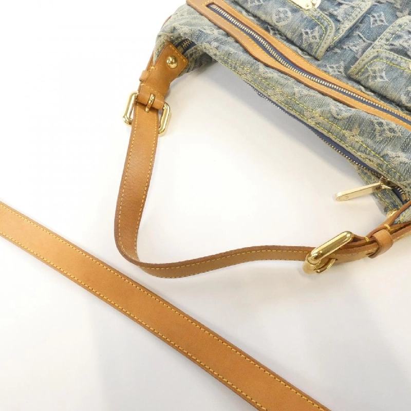 Túi xách vai Louis Vuitton Monogram Denim Baggy PM M95049+J54316 - Hàng hiệu Authentic 765350