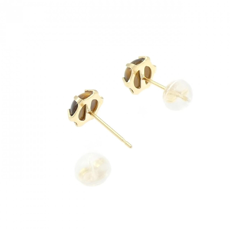 K18YG Mắt hổ Bông tai - Hàng hiệu Chính hãng 868163