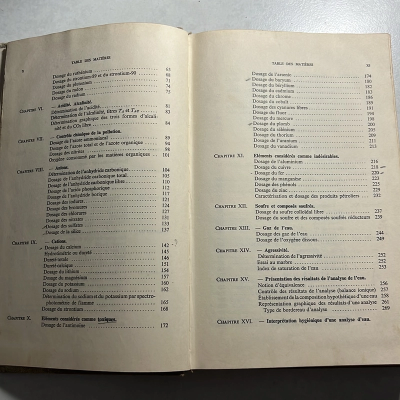 L'ANALYSE CHIMIQUE ET PHYSICO-CHIMIQUE DE L'EAU — J.Rodier — 1966s 496703
