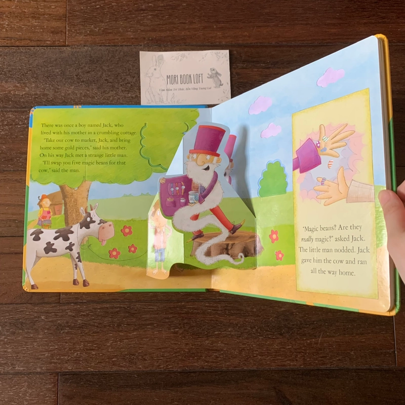 Sách ngoại văn Pop-Up 3D Fairytales: Jack and the Beanstalk, Used, Bìa cứng 505935