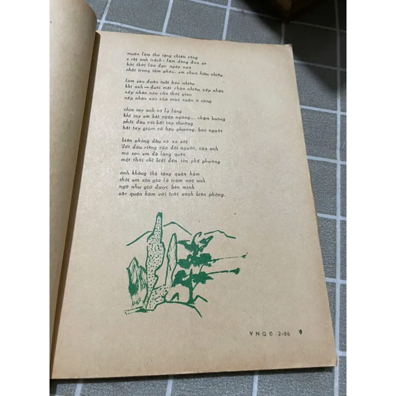 BÁO TẾT - TẠP CHÍ VĂN NGHỆ QUÂN ĐỘI- SỐ XUÂN 1986 556934