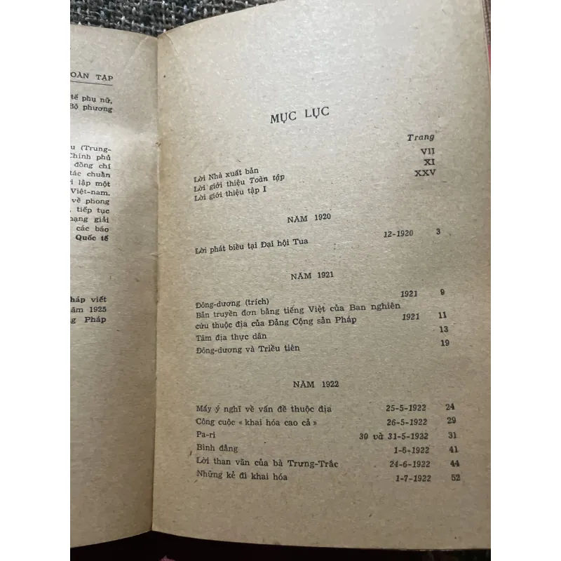 Hồ chí Minh toàn tập 1920-1945 (tiếng Việt và tiếng Hán) 1006338