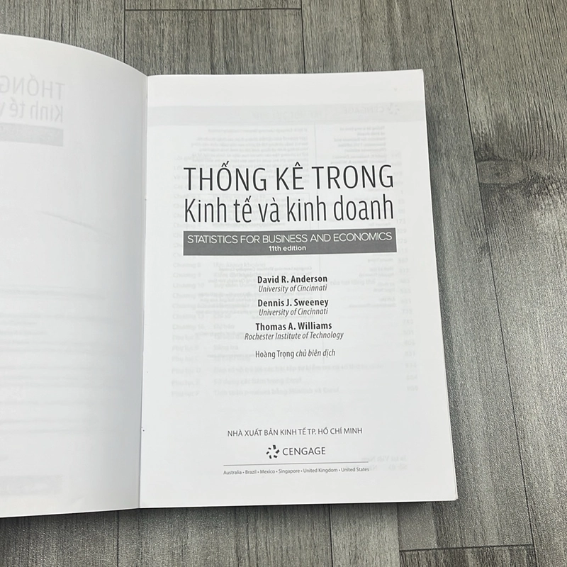 Thống kê trong kinh tế và kinh doanh. 3b5 531790