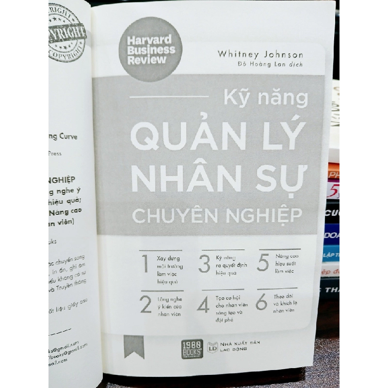 Kỹ năng quản lý nhân sự chuyên nghiệp – Whitney Johnson 551993