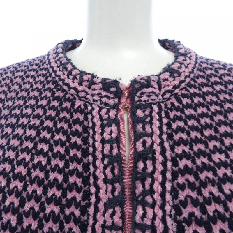 【Mã giảm giá】Áo khoác không cổ CHANEL 641459