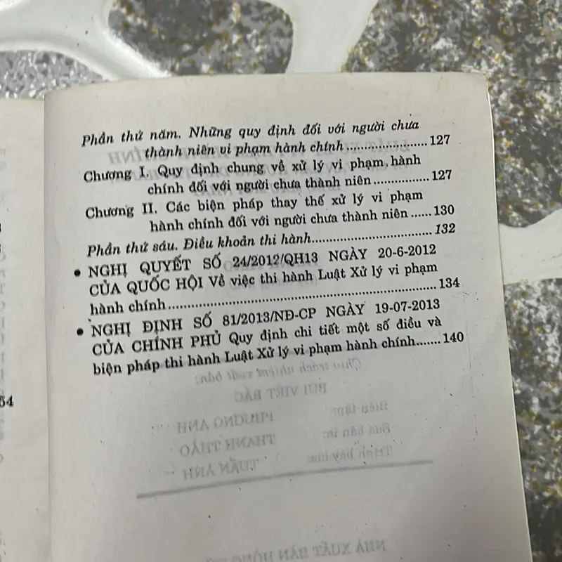 Luật Xử lý vi phạm hành chính 2013 713034