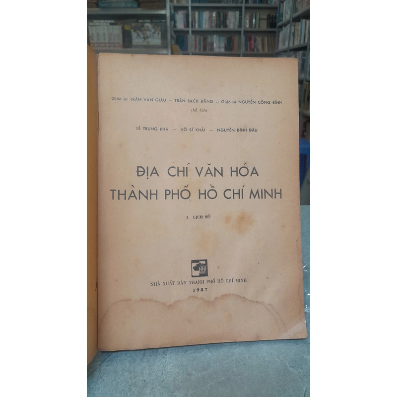 ĐỊA CHÍ VĂN HÓA TP HỒ CHÍ MINH - Trần Văn Giàu , Trần Bạch Đằng 455530