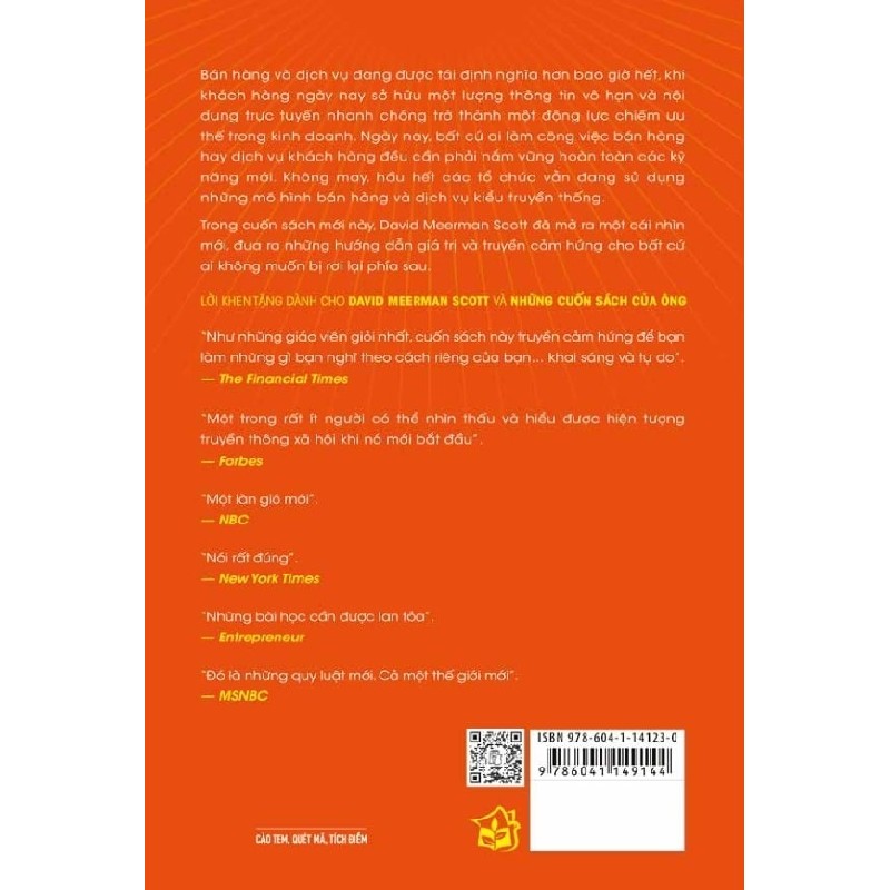 Những Quy Luật Mới Của Bán Hàng Và Dịch Vụ - David Meerman Scott 138617