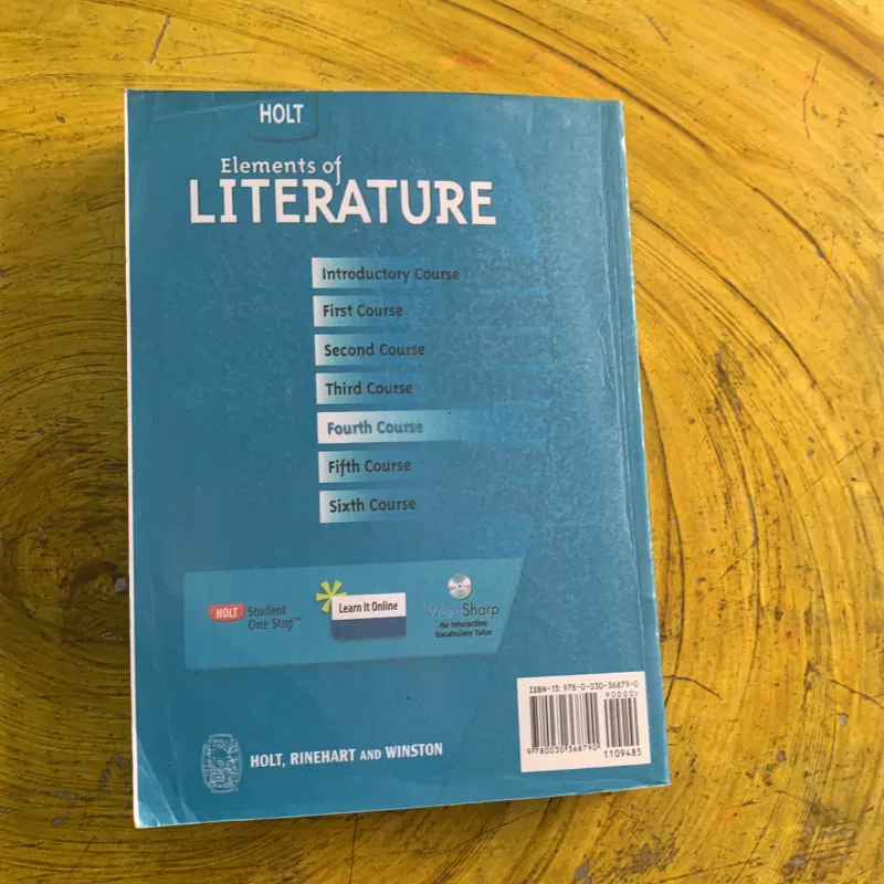 ELEMENTS OF LITERATURE fourth course 1 & 2 976652