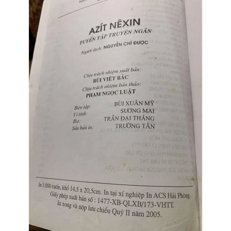 Azit Nexin Tuyển Tập Truyện Ngắn 707404
