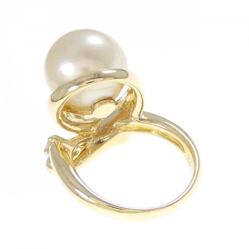 Nhẫn ngọc trai trắng K18YG - Hàng hiệu Authentic 849000