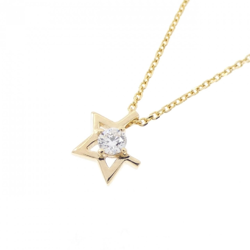 Dây chuyền kim cương 750YG Star - Hàng hiệu Chính hãng 861823