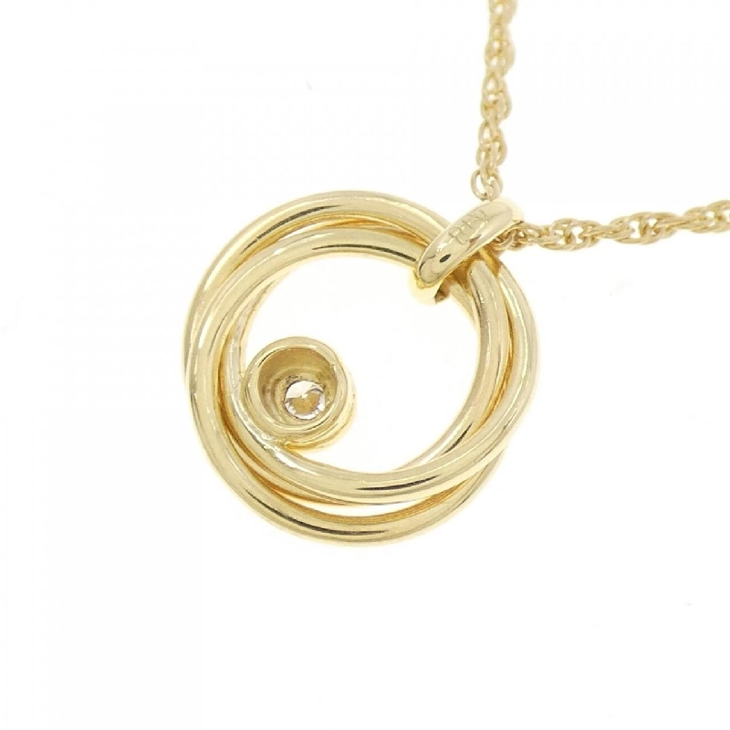 K18YG Dây chuyền kim cương 0.05CT - Hàng hiệu Chính hãng 860206