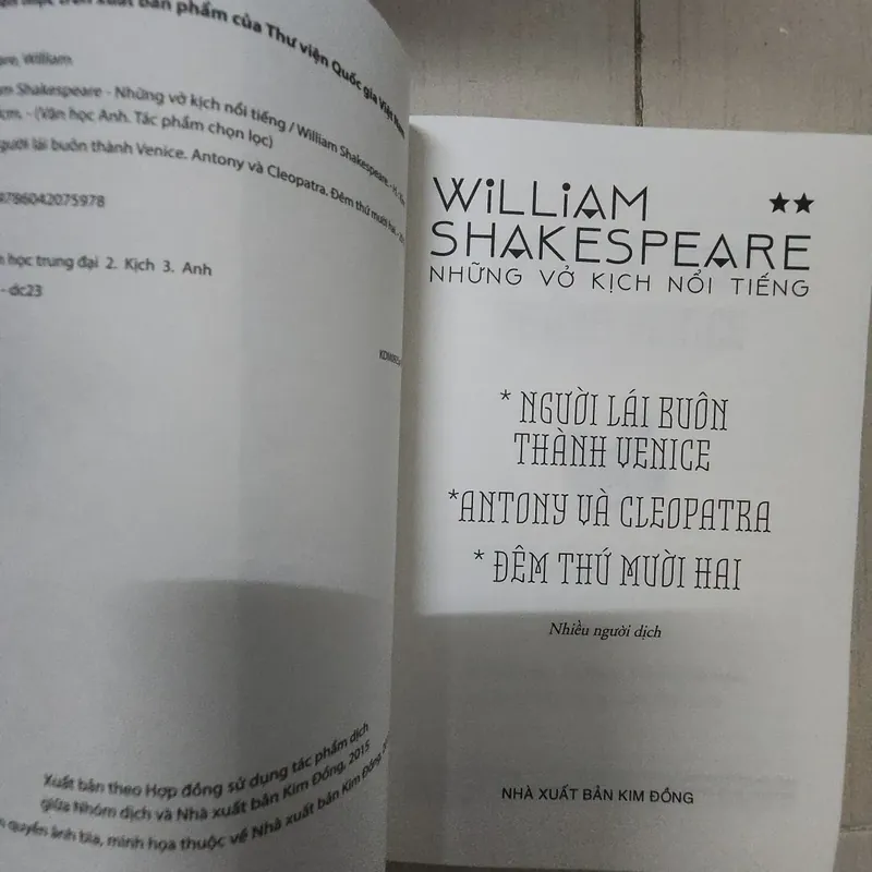 Sách combo 2 quyển William Shakespeare những vở kịch nổi tiếng 717294