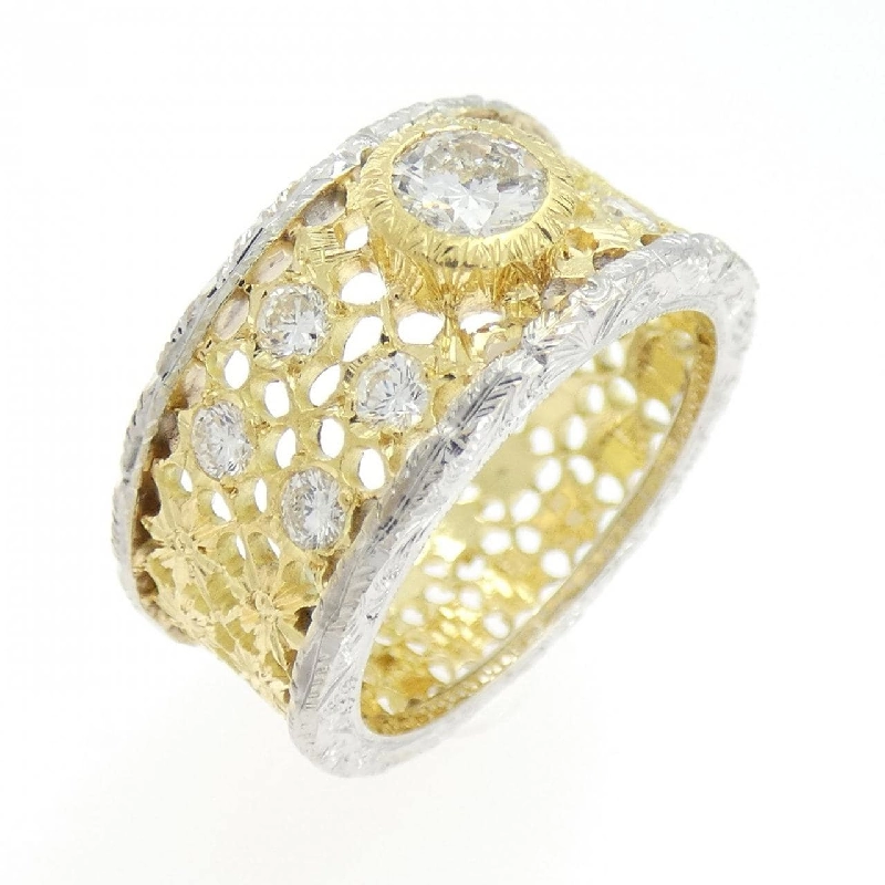 Nhẫn kim cương 750YG/750WG - Hàng hiệu Authentic 851540