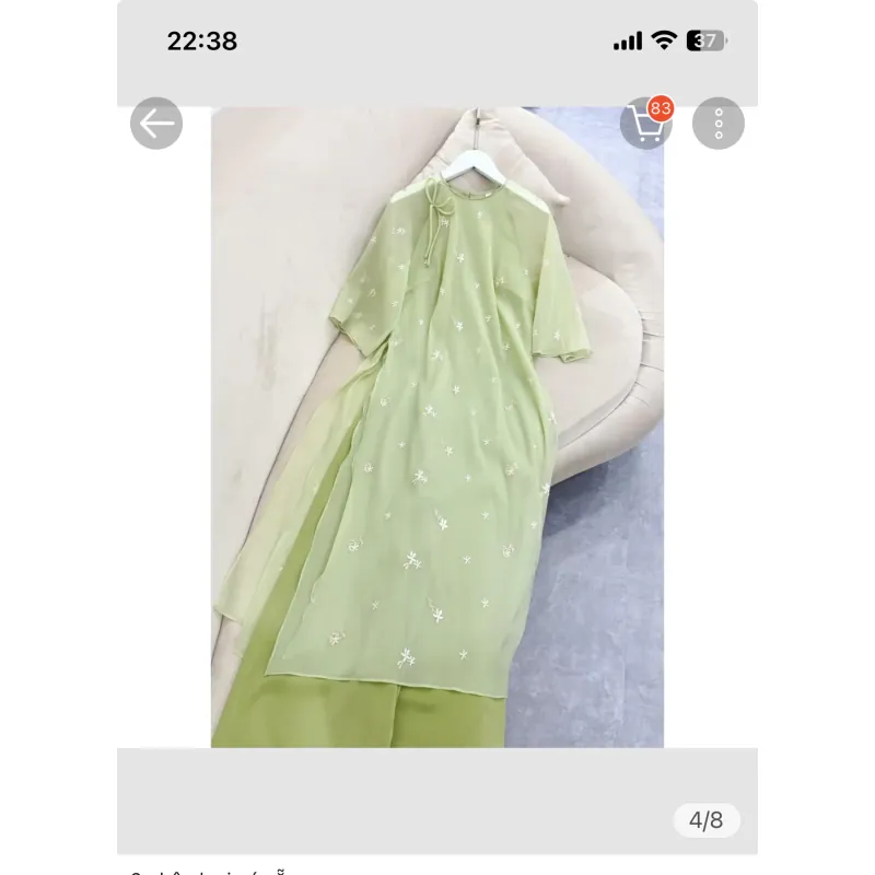 Áo dài mẹ con mới tinh 781641