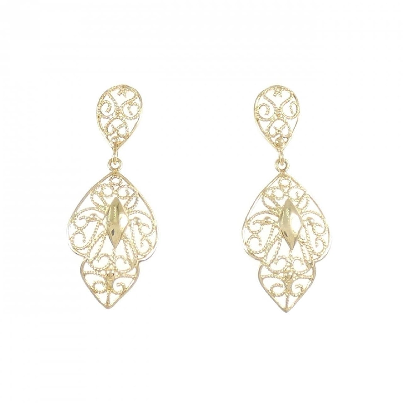 K18YG Bông tai - Hàng hiệu Authentic 870907