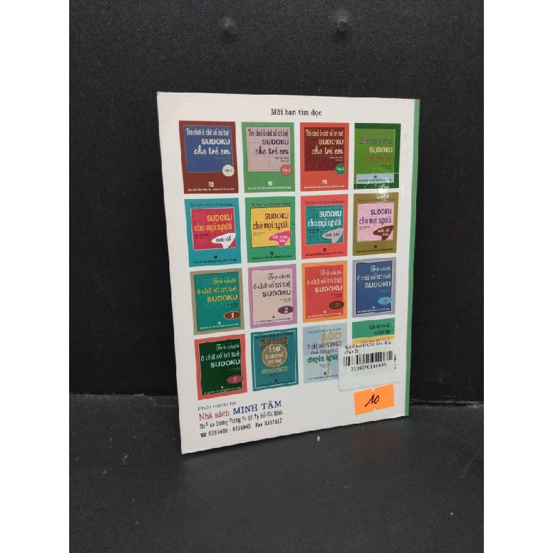 Trò chơi ô chữ số trí tuệ Sudoku cho trẻ em tập 2 mới 80% bẩn bìa, ố vàng, tróc bìa 2006 HCM2410 Trần Văn Phúc GIÁO TRÌNH, CHUYÊN MÔN 307717