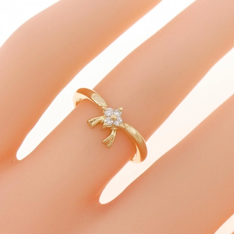 Nhẫn kim cương K18YG 669049