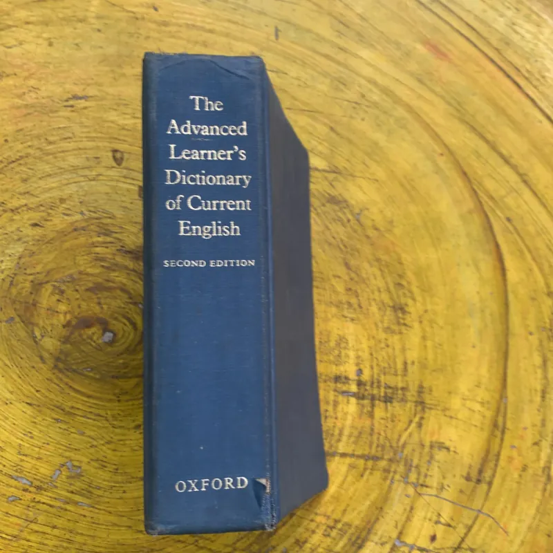 THE ADVANCED LEARNER’S DICTIONARY OF CURRENT ENGLISH SECOND EDITION  748156