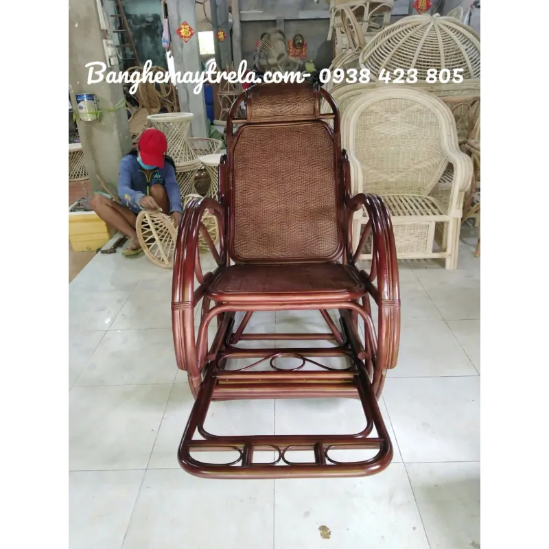 Ghế bập bênh mây cho người lớn tuổi 576066