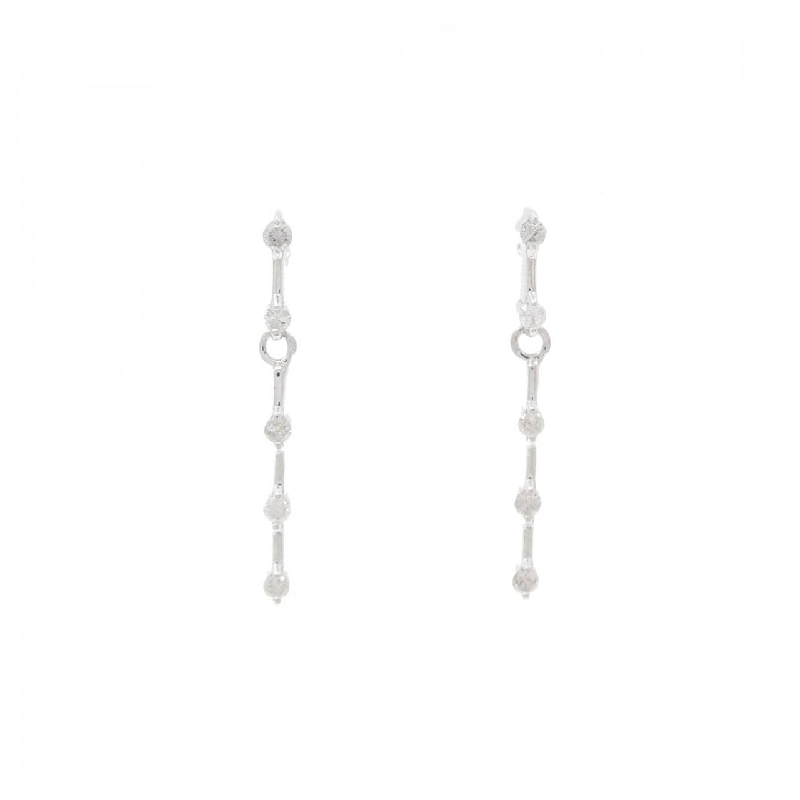 K18WG Bông tai kim cương 0.20CT - Hàng hiệu Chính hãng 868881