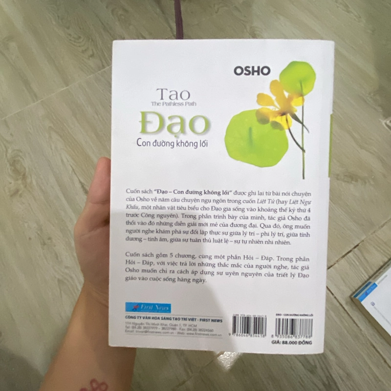 Bộ 2 cuốn sách của Osho Đạo con đường không lối và Hạnh phúc tại tâm  354719