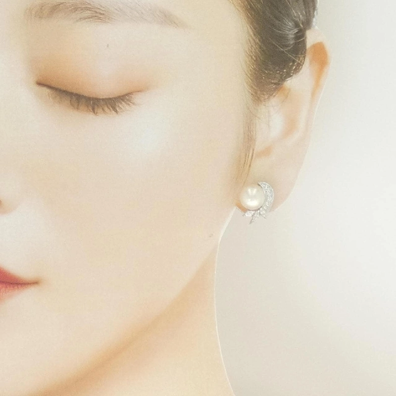 Bông tai ngọc trai Akoya 9mm - Hàng hiệu Authentic 844904