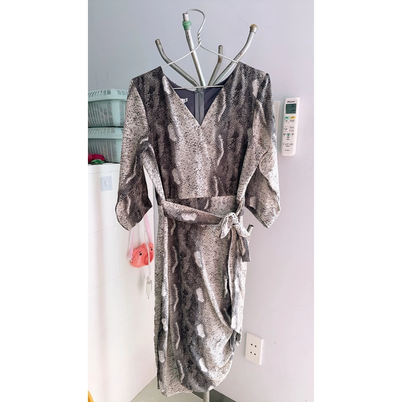 Đầm công sở da beo  547903