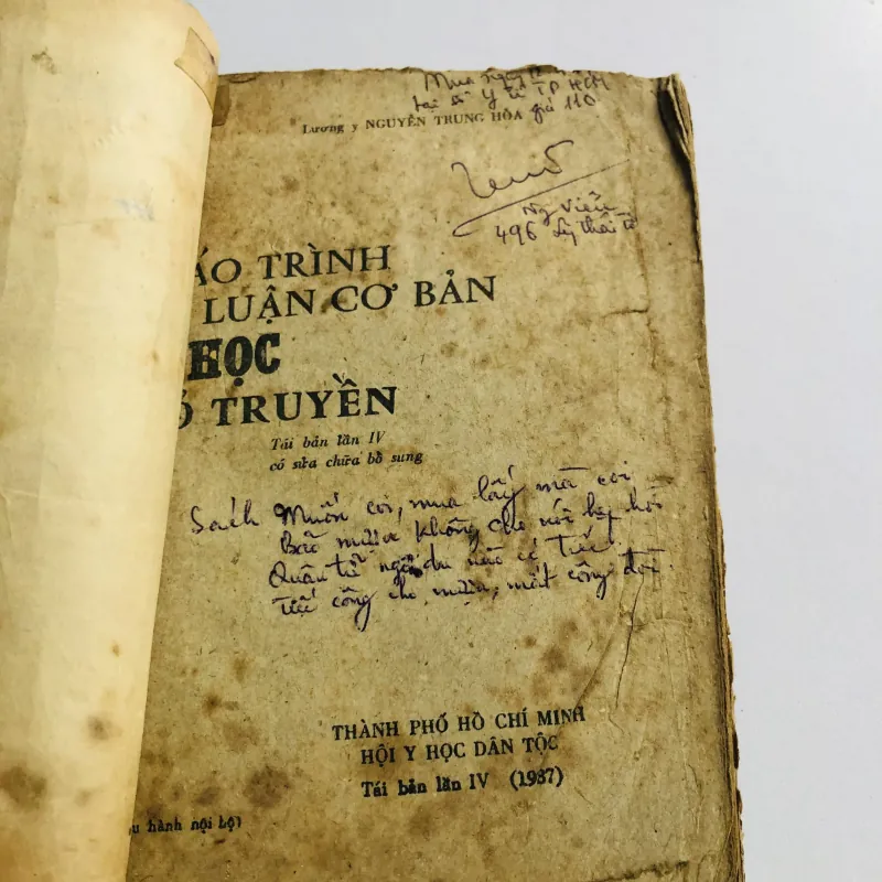 Giáo trình Lý luận cơ bản Y học cổ truyền – Nguyễn Trung Hòa 1987 796554