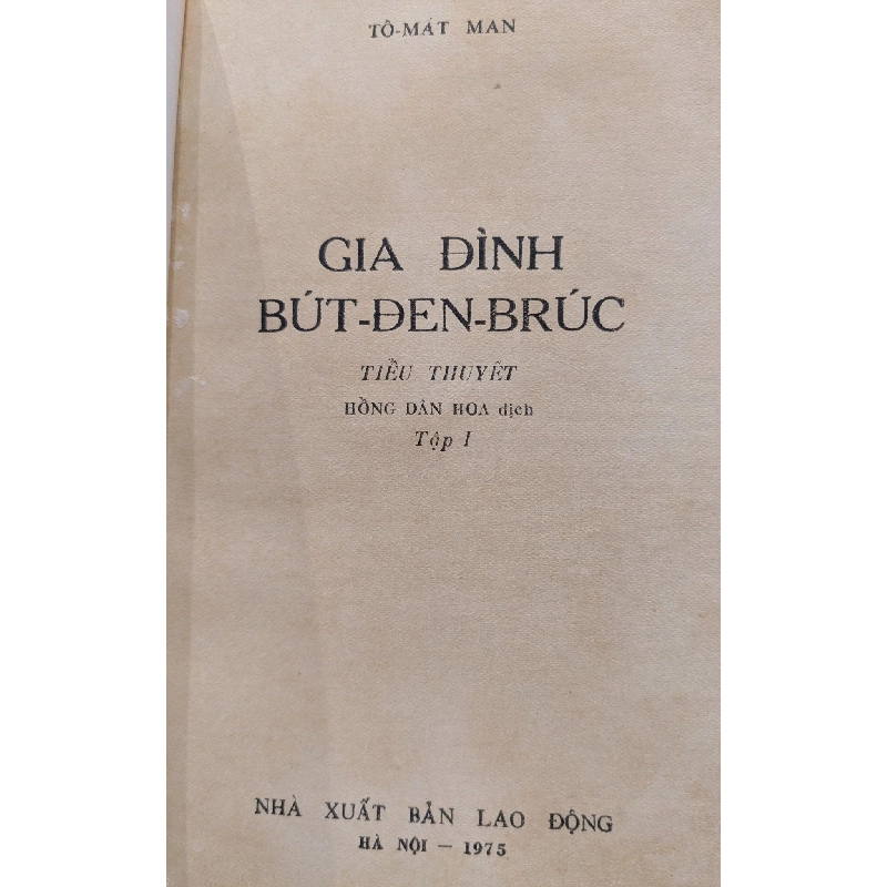 Gia đình Bútđenbrúc - Tômát Man 1027295