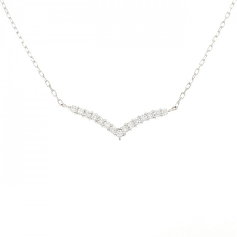 K10WG Cubic Necklace - Hàng hiệu Authentic 860945