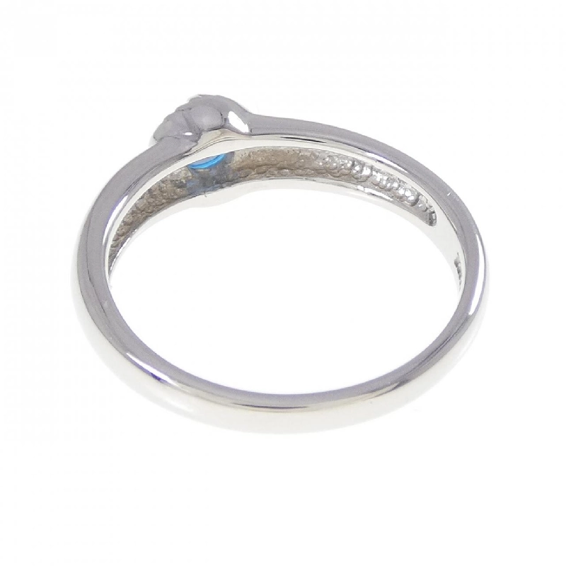 Nhẫn Blue Topaz PT900 - Hàng hiệu Chính hãng 853364